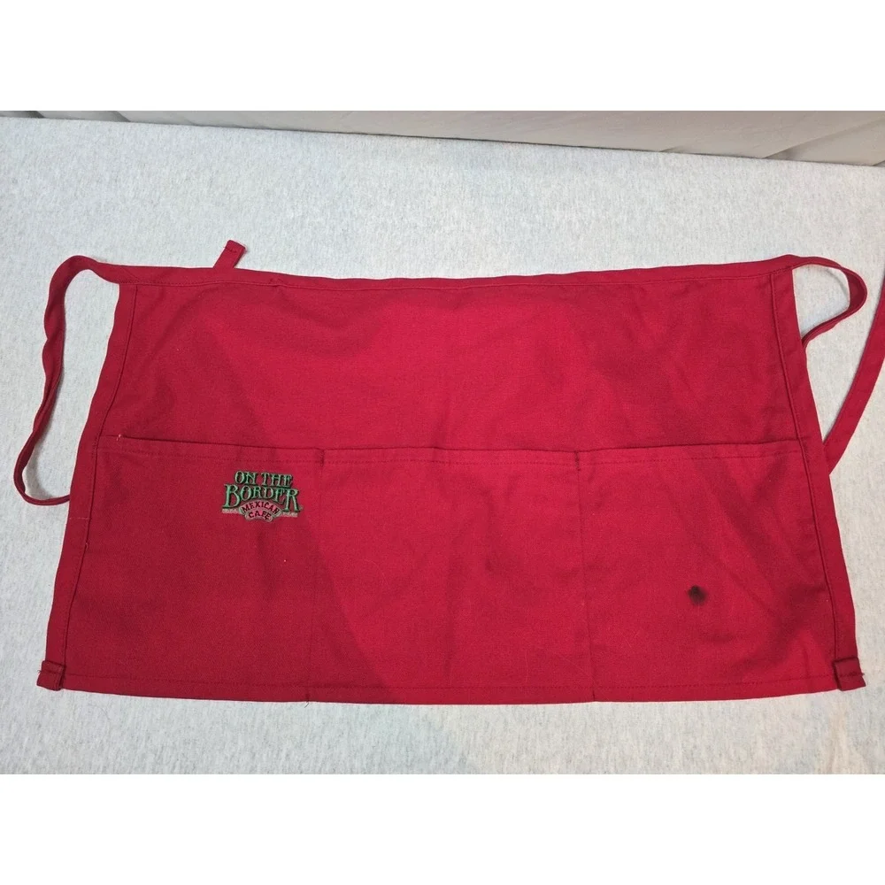 Vintage On The Boarder  waitress apron Red Unisex